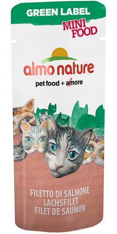 Лакомство Almo Nature для кошек филе лосося 99 % мяса 3 гр (1 шт)