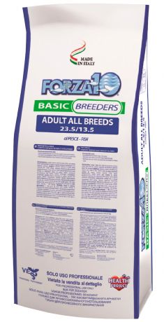 Forza10 Dog Basic Breeders Adult All Breeds для взрослых собак всех пород с рыбой (20 + 20 кг)