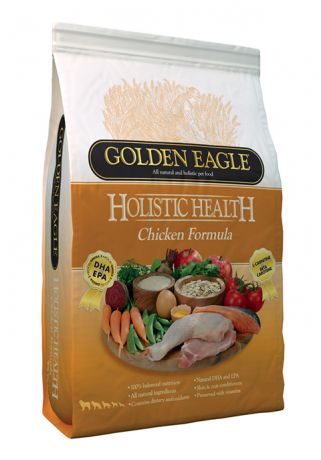 Golden Eagle Holistic Health Dog Adult Chicken для взрослых собак всех пород с курицей (6 + 6 кг)