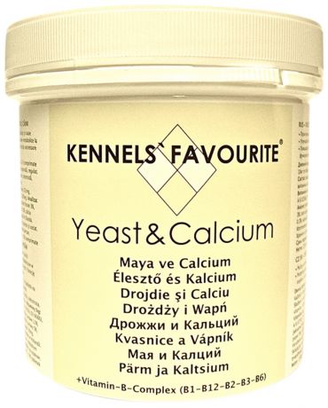 Лакомство Kennels` Favourite Yeast & Calcium витаминизированное для собак всех пород с дрожжами и кальцием 135 гр (1 шт)