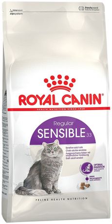 Royal Canin Sensible 33 для взрослых кошек при аллергии (2 + 2 кг)