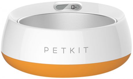 Миска-весы для собак Petkit Metal оранжевая 26,9 х 11,3 см (1 шт)