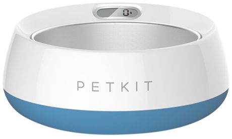 Миска-весы для собак Petkit Metal голубая 26,9 х 11,3 см (1 шт)