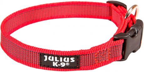 Ошейник для собак Julius-K9 Color & Gray красно-серый 20 мм 27 – 42 см (1 шт)