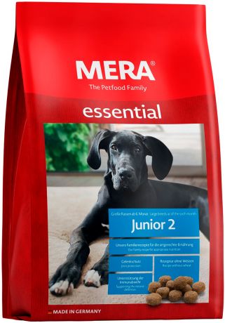 Mera Essential Junior 2 для щенков крупных пород с 6 месяцев с птицей (12,5 кг)