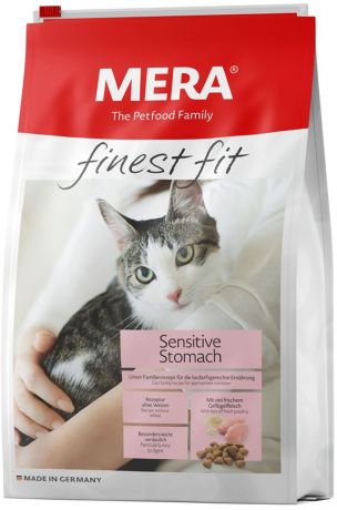 Mera Finest Fit Cat Sensitive Stomach для взрослых кошек с чувствительным пищеварением с птицей (4 кг)
