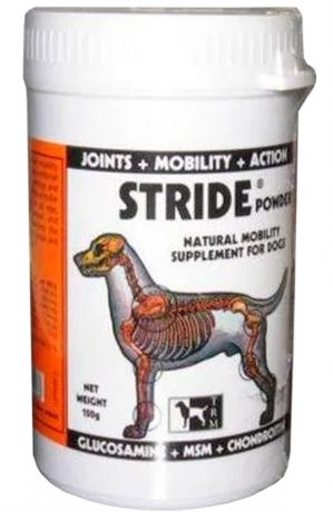 Stride Powder кормовая добавка порошок для собак для лечения и для профилактики заболеваний суставов 150 гр (1 шт)
