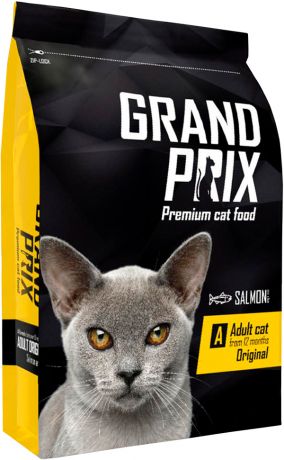 Grand Prix Adult Cat Original для взрослых кошек с лососем (8 кг)