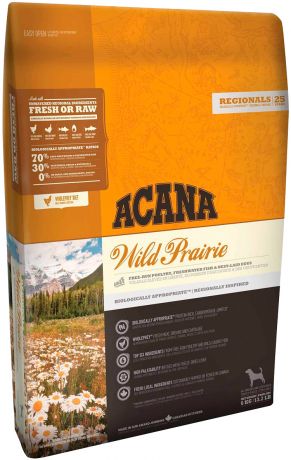 Acana Regionals Wild Prairie Dog беззерновой для собак и щенков всех пород с курицей (2 + 2 кг)