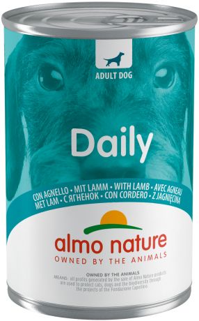 Almo Nature Dog Daily Menu для взрослых собак с ягненком 400 гр (400 гр)