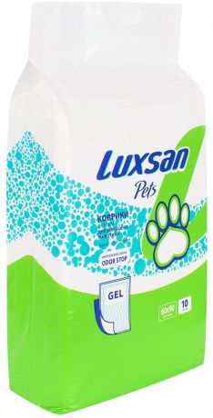 Пеленки впитывающие для собак Luxsan Premium Gel 60 х 90 см 10 шт (1 шт)
