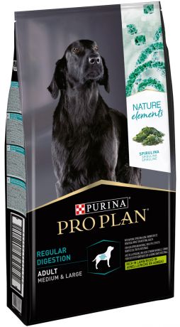 Purina Pro Plan Nature Elements Adult Medium & Large Regular Digestion для взрослых собак средних и крупных пород с чувствительным пищеварением с ягненком (2 кг)