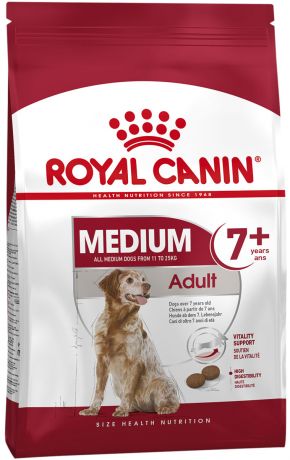 Royal Canin Medium Adult 7+ для пожилых собак средних пород старше 7 лет (15 кг)
