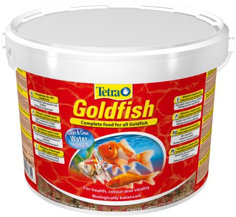 Tetra Goldfish Flakes корм хлопья для золотых рыбок и других холодноводных рыб (10 л)