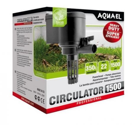 Помпа Aquael Circulator 1500, 1500 л/ч, для аквариумов объемом до 350 л (1 шт)