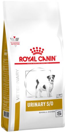 Royal Canin Urinary S/o Small Dog S для взрослых собак маленьких пород при мочекаменной болезни (струвиты, оксалаты) (1,5 кг)