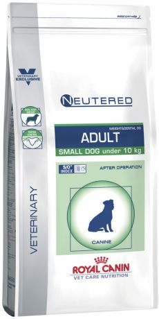 Royal Canin Neutered Adult Small Dog для взрослых кастрированных и стерилизованных собак маленьких пород (3,5 кг)