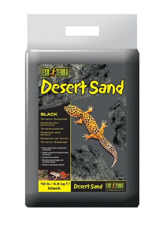 Грунт песок для террариума Exo Terra черный (4,5 кг)