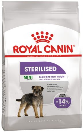 Royal Canin Mini Sterilised Adult Сухой корм для кастрированных и стерилизованных взрослых собак маленьких пород (3 кг)