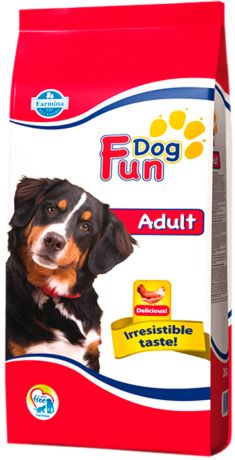 Fun Dog Adult для взрослых собак всех пород с курицей (20 кг)