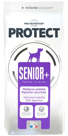 Flatazor Protect Senior + для пожилых собак всех пород (12 + 12 кг)