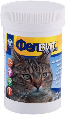 фелвит мульти мультивитаминная кормовая добавка для кошек с таурином 100 гр (1 шт)