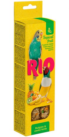 Rio палочки для канареек с тропическими фруктами 2 шт х 40 гр (1 шт)