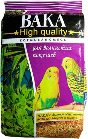 вака High Quality корм для волнистых попугаев (500 гр)