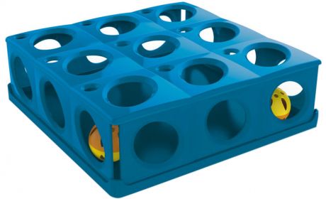 Игрушка для кошек Georplast Tricky с шариками пластик 25 х 25 х 9 см (1 шт)