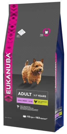 Eukanuba Adult Small Breed для взрослых собак маленьких пород (3 + 3 кг)