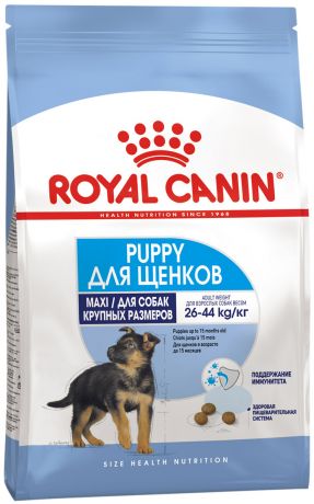 Royal Canin Maxi Puppy для щенков крупных пород (15 + 15 кг)