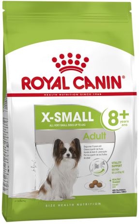 Royal Canin X-small Adult 8+ для пожилых собак маленьких пород старше 8 лет (0,5 кг)
