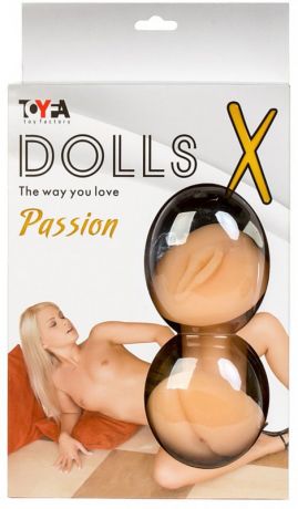 Надувная секс-кукла TOYFA Dolls-X Olivia с реалистичной вставкой - телесный