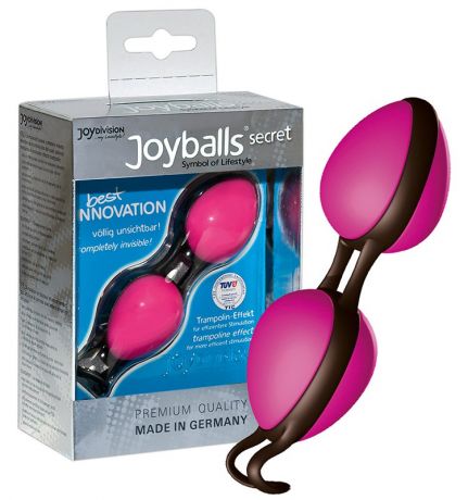 Вагинальные шарики Joyballs Secret со смещенным центром тяжести – розовый
