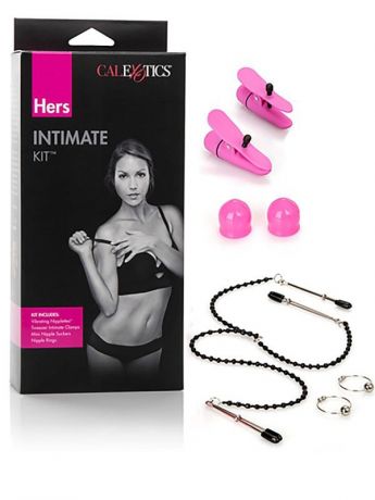 Эротический набор для женщин Hers Intimate Kit с вибрацией – розовый