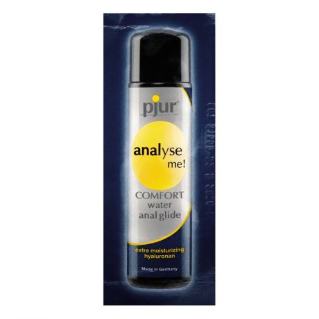 Анальный лубрикант Pjur® Analyse me! Comfort Water Anal Glide на водной основе - 2 мл