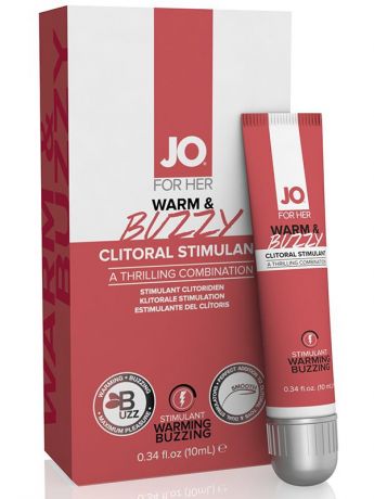 Клиторальный стимулирующий крем JO Warm & Buzzy – 10 мл