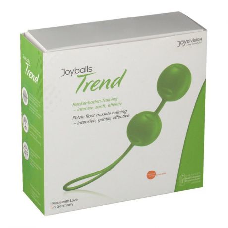 Вагинальные шарики Joyballs Trend со смещенным центром тяжести – зеленый