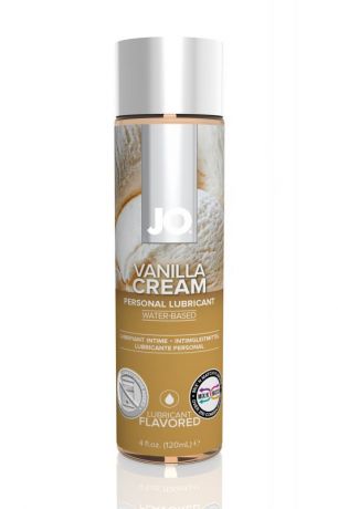 Съедобный лубрикант с ароматом ванили JO Flavored Vanilla Cream – 120 мл
