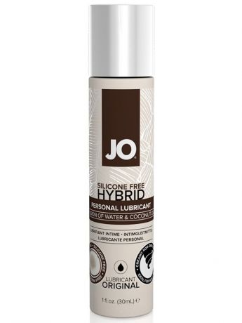 Гибридный лубрикант JO Silicone-Free Hybrid Original с маслом кокоса – 30 мл