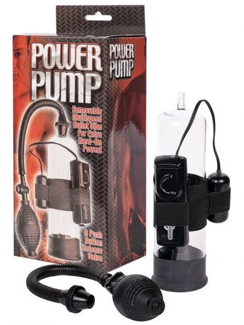 Вакуумная помпа Power Pump с вибрацией – черная