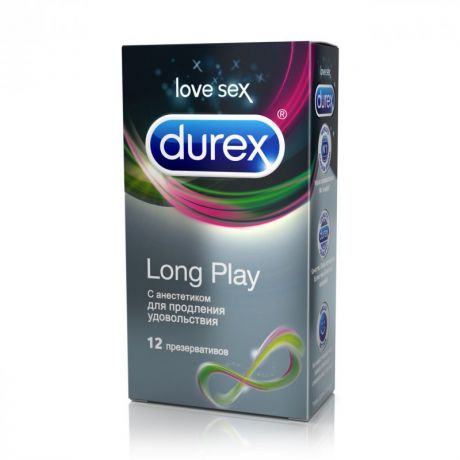 Презервативы Durex Long Play с анестетиком – 12 шт