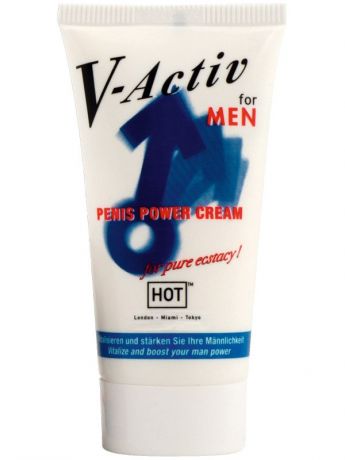 Стимулирующий крем Hot V-Activ для мужчин - 50 мл
