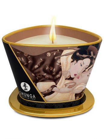 Массажное арома масло в виде свечи Intoxicating Chocolate "Шоколад" – 170 мл