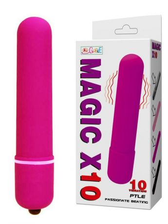 Водонепроницаемый вибромассажер-пуля Magic X10 – розовый