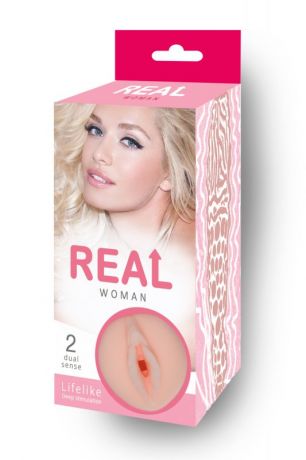 Реалистичный мастурбатор вагина Real Woman Блондинка – телесный