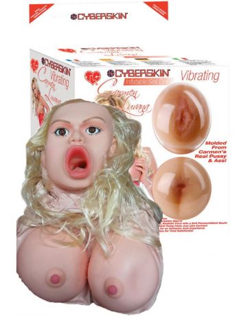 Реалистичная надувная секс кукла Carmen Luvana с вибрацией