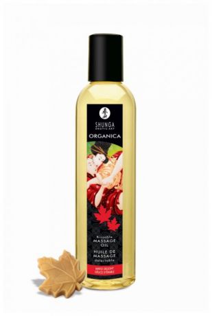 Съедобное массажное масло Shunga Organica «Кленовое наслаждение» - 250 мл