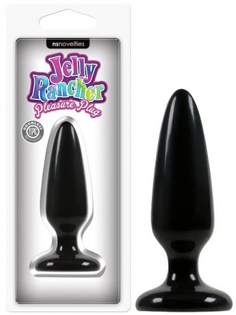 Анальная пробка Jelly Rancher Pleasure Plug - Small маленькая – черный