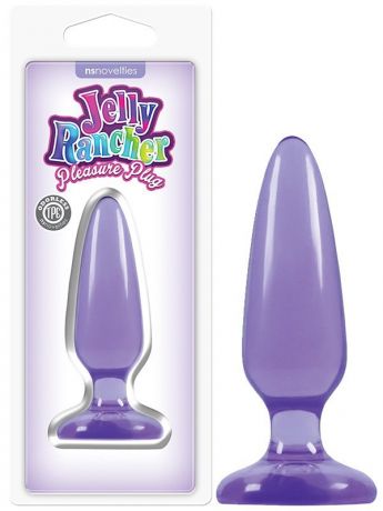 Анальная пробка Jelly Rancher Pleasure Plug - Small маленькая – фиолетовый